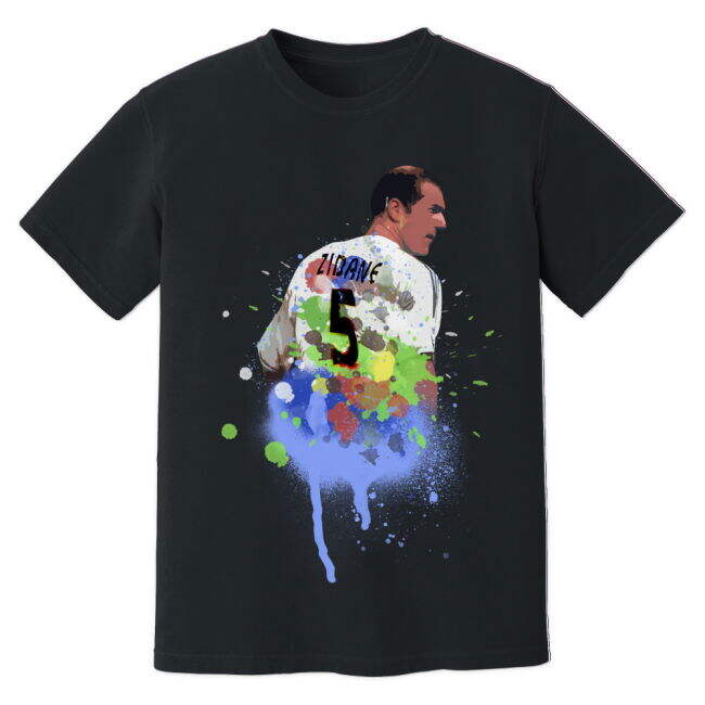 Zinedine Zidane Real Madrid Art supporter T-Shirt (Adult