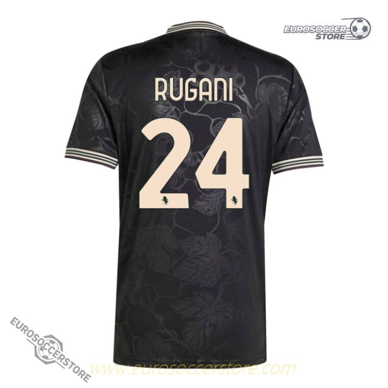 Juventus 25-26 Season Third Kit Jersey with RUGANI 24 Printing