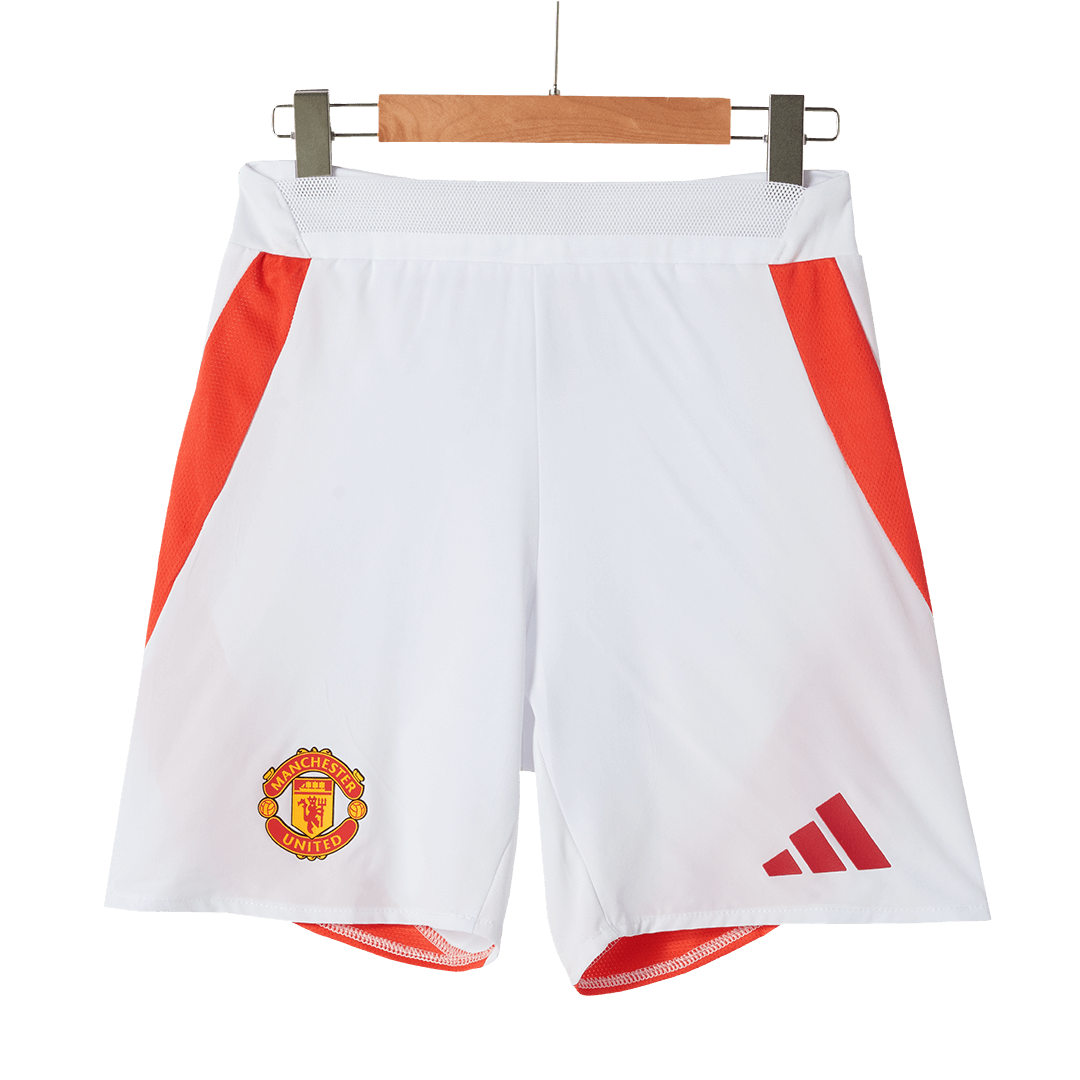Player Version Manchester United Home Soccer Shorts 2024/25Authentic K