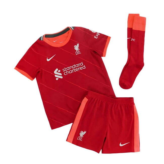 Liverpool 2021-20 Home Soccer Kit Liverpool Printing L M S Boy_879