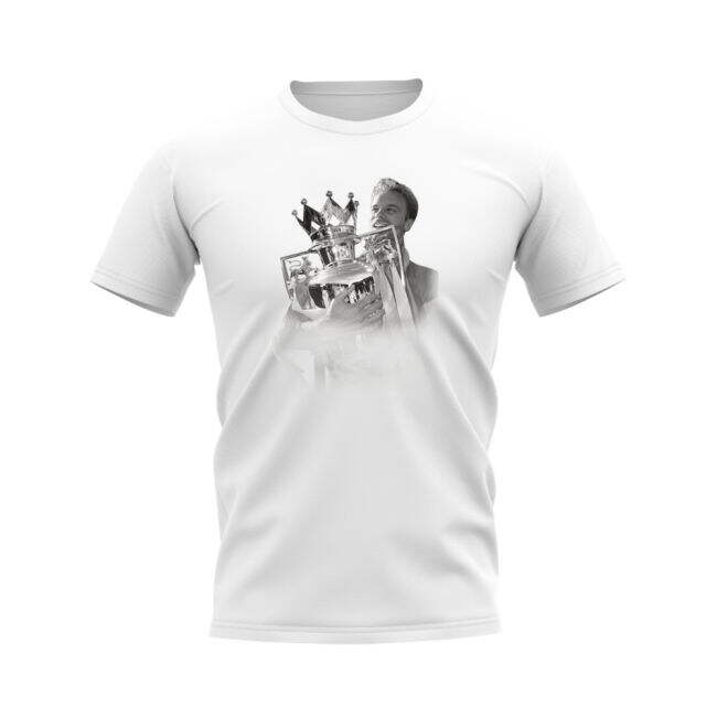 Dennis Bergkamp Arsenal Legend T-Shirt (White)