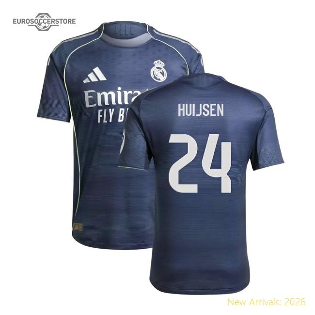 2025-2026 Real Madrid Authentic Second Jersey (huijsen 24)
