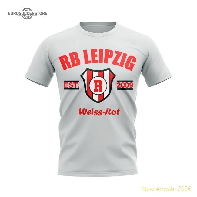 Excellent Rb Leipzig Established Football Supporter Tee (white)