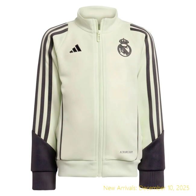 High-Quality 2025-2026 RM Real Madrid Tracksuit (Almost Lime) -