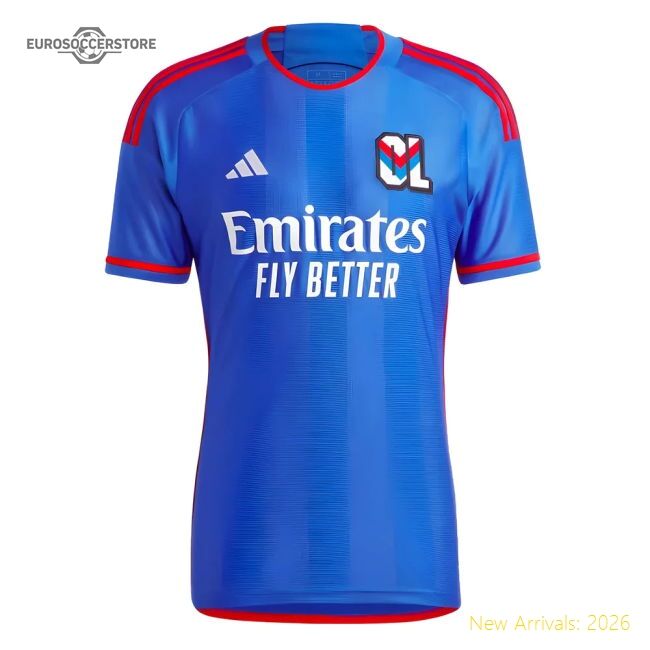 Official High-Quality 2023-2024 Olympique Lyon Away Shirt