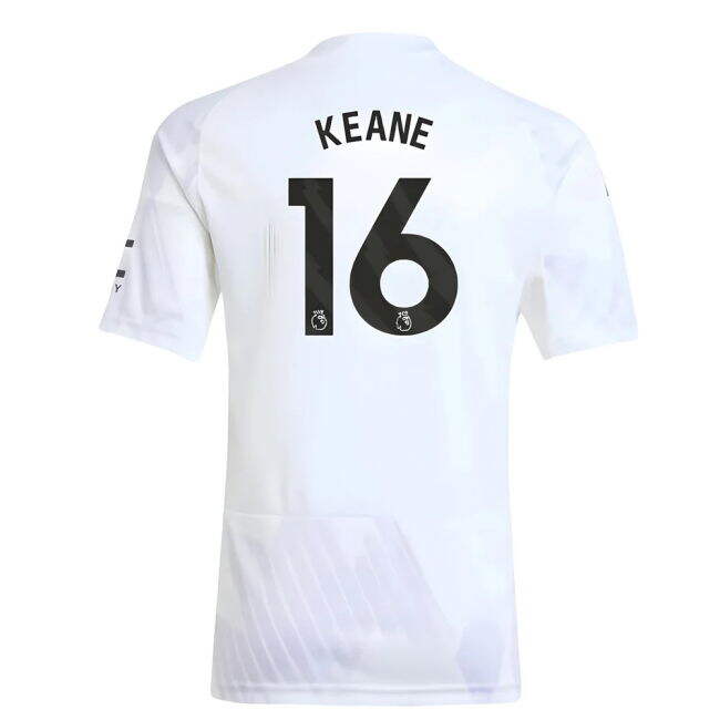 Football Man Utd Away Shirt Kids Keane #16 Elite Performance Offic...
