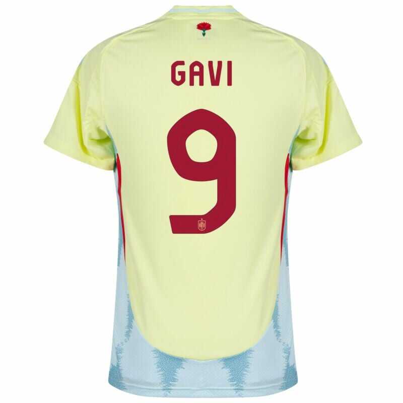Spain Away Team Soccer Shirt 2024-2025 Edition Season Gavi