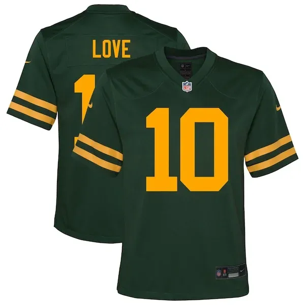 Performance Green Bay Packers Game Jersey - Premium Green NFL Fan J...