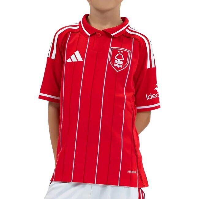 Authorized 2025-2026 Nottingham Forest Home Shirt (Kids Size)