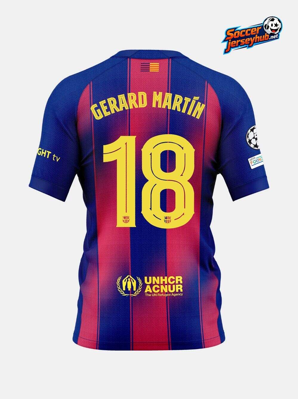 GERARD MARTIN 18 | UCL Men's home jersey 25/26 FC Barcelona