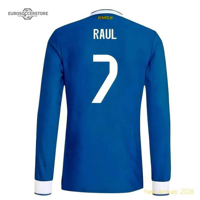 First-class 2025-2026 Real Madrid Authentic Long Sleeve Change Jers