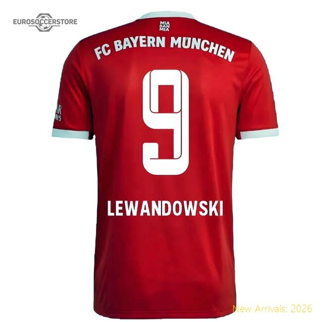 Excellent 2022-2023 Bayern Munich Main Jersey (kids) (lewandowski 9)