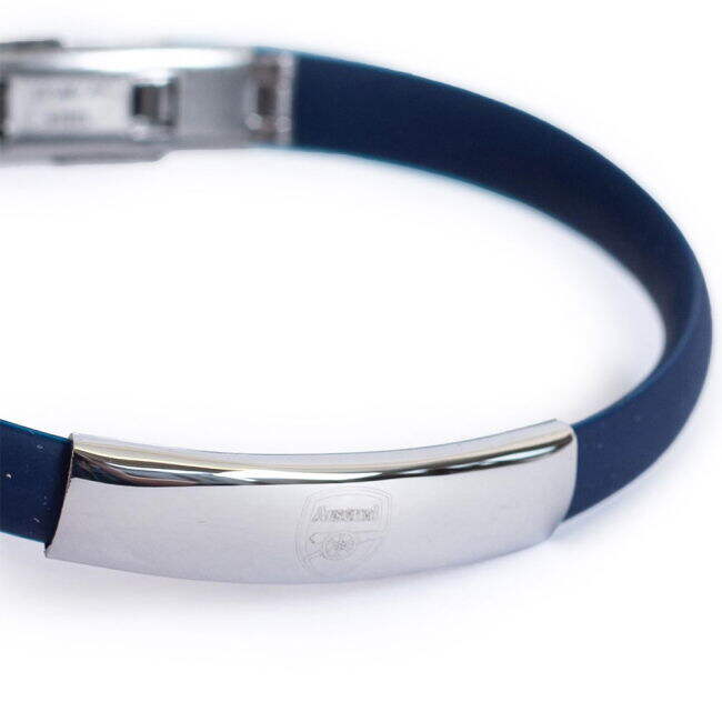 Adult Arsenal FC Navy Silicone Bracelet