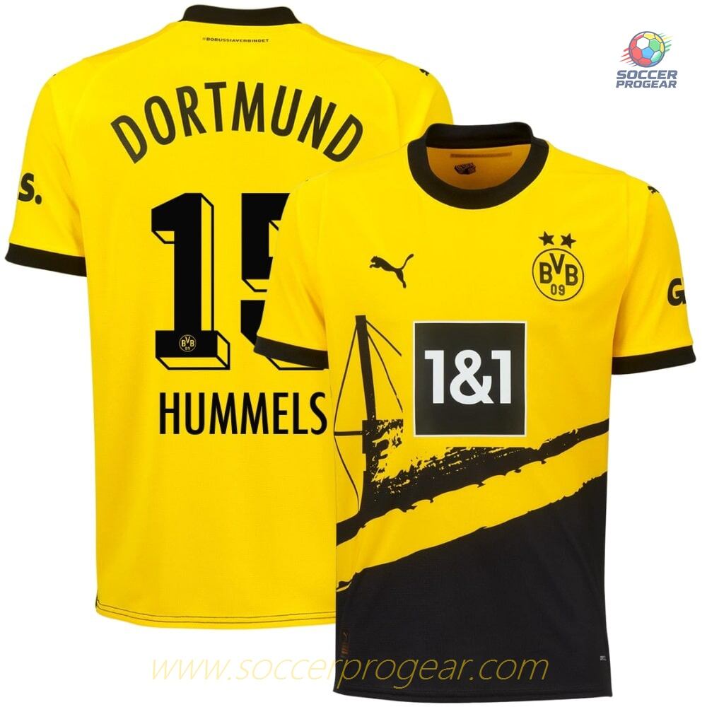 BVB Dortmund Football Shirt 2023 2024 Home Hummels