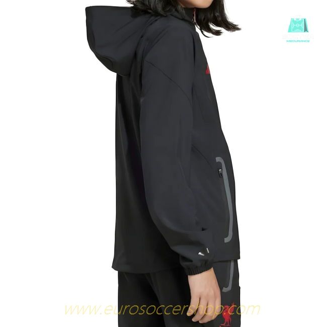 2025-2026 Liverpool Vis Tech Jacket (Black) - Kids