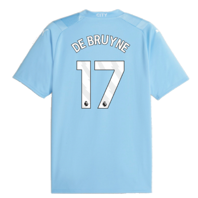 Durable Material True Football Man City Home Shirt De Bruyne #17 M...