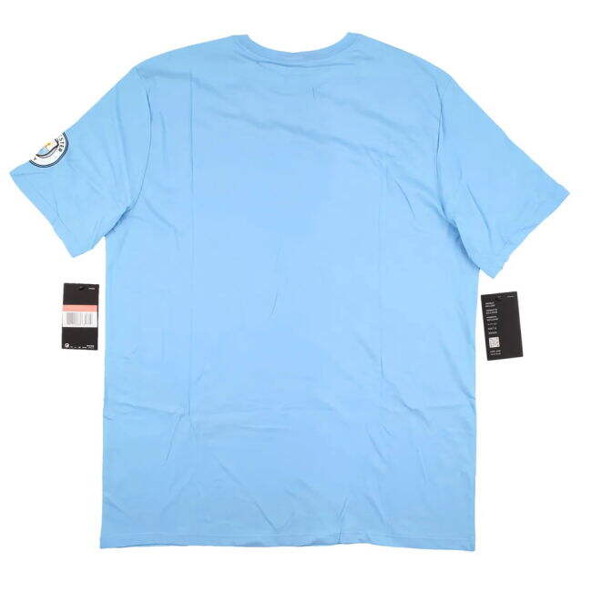 2018-2019 Manchester City T-Shirt Swoosh - Field Blue - official style