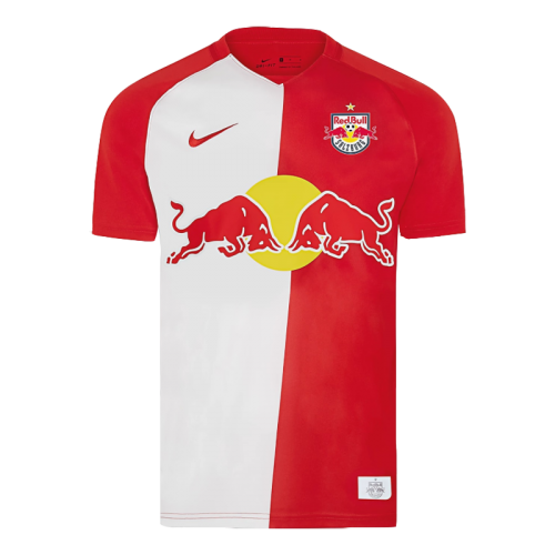FC Red Bull Salzburg 20-21 Home WhiteRed Soccer Jersey Shirt -