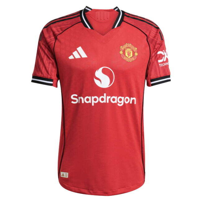 Premium Man Utd 2025-2026 Man Utd Authentic Home Shirt (Dalot 2)