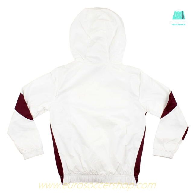 2023-2024 Man City Pre-Match Woven Anthem Jacket (White) - Kids