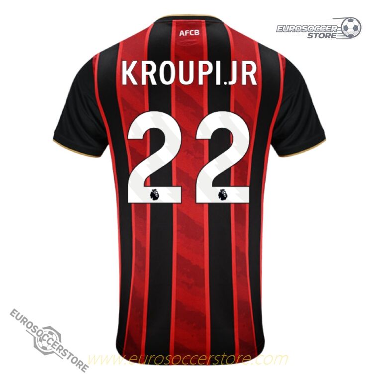 Bournemouth 25-26 Home KROUPI.JR Version 22 Football Jersey