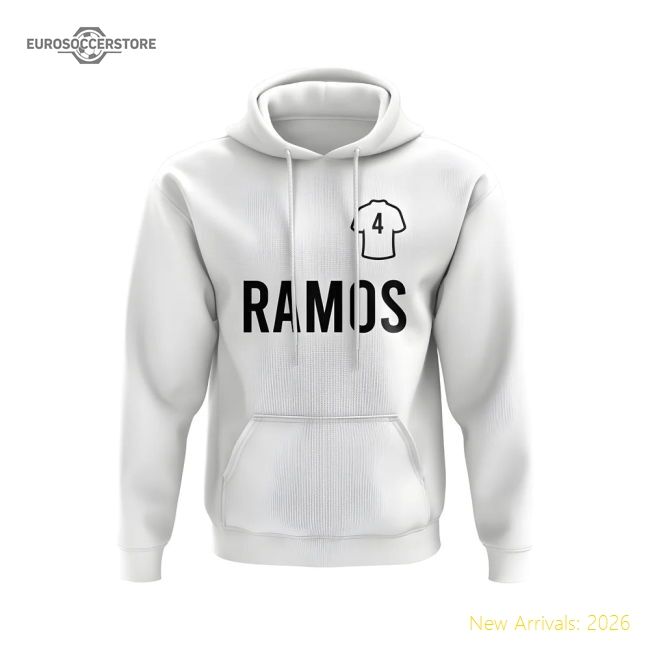 Exceptional Sergio Ramos Real Madrid Number Hoody (white)