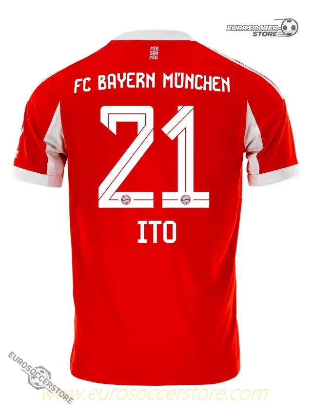 Bayern Munich 25 - 26 Home Version Ito 21 Football Jersey