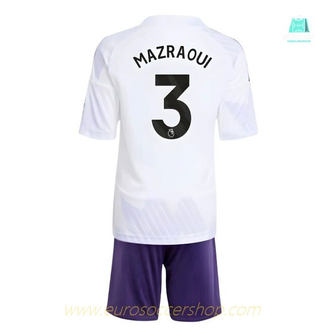 2025-2026 Man Utd Away Mini Kit (Mazraoui 3)