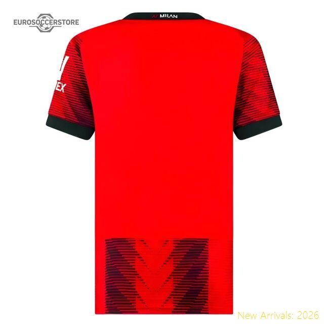Ac Milan Italian Football Home Pro-level Jersey Kappa Kombat