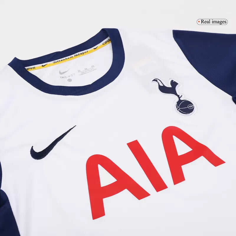 Tottenham Hotspur Kids Home Soccer Jersey 2024/25 (Jersey+Shorts)Authe