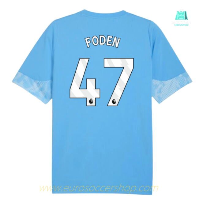2025-2026 Man City Training Jersey (Light Blue) (Foden 47)