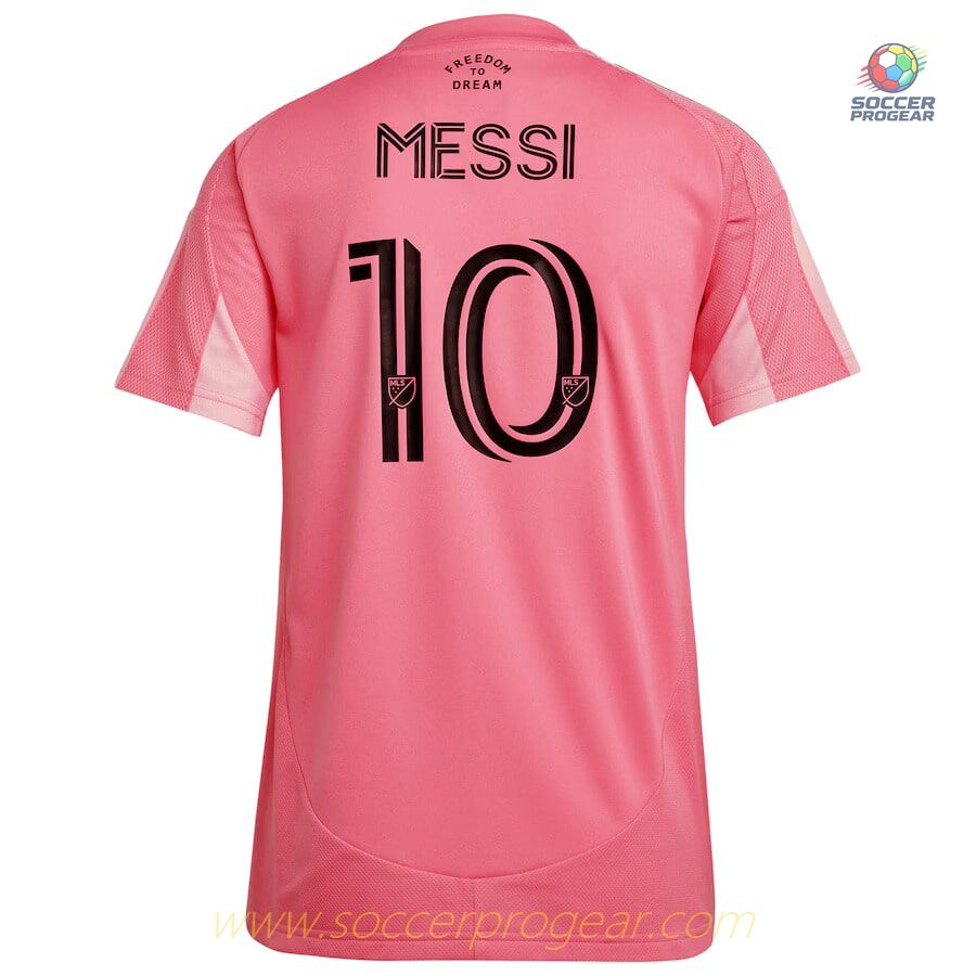 Inter Miami 2025-2026 Season Home Women's Messi Football Jersey