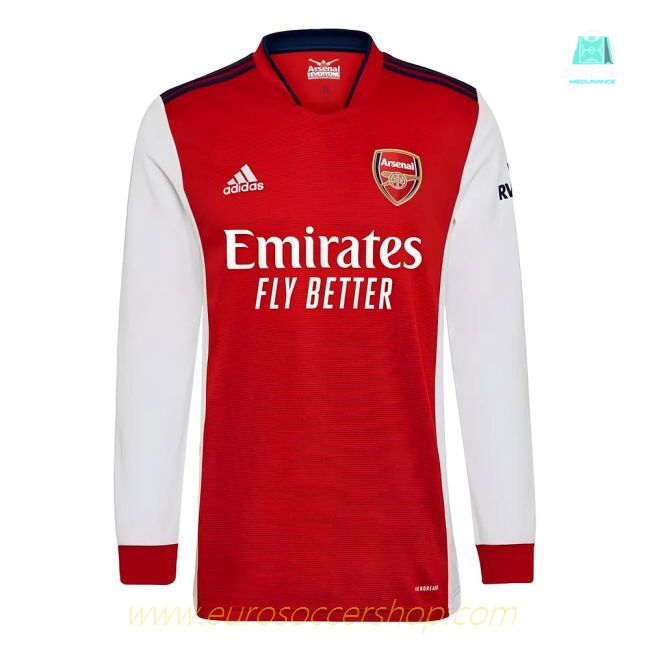 Arsenal 2021-2022 Long Sleeve Home Shirt