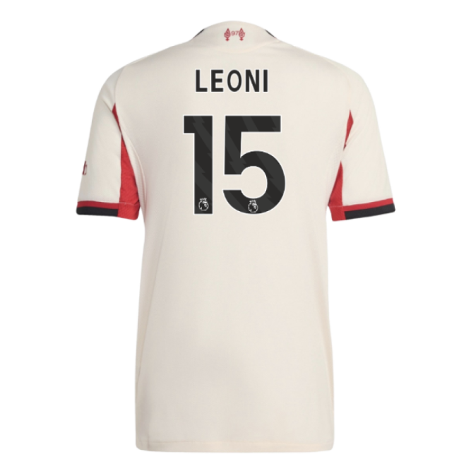 2025-2026 Liverpool Away Discounted - Rare Flexible Leoni 15 Adul#243