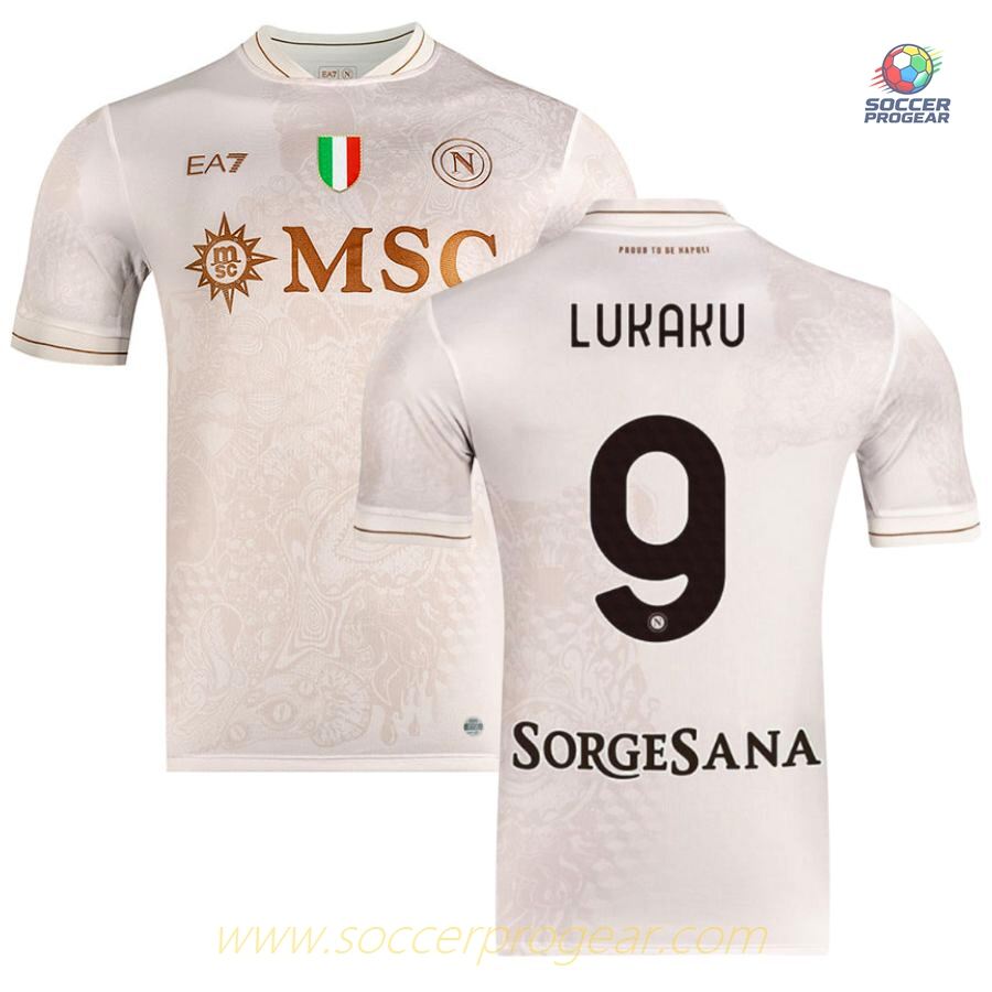 Naples Away Soccer Football Shirt 2025/26 Collection Lukaku