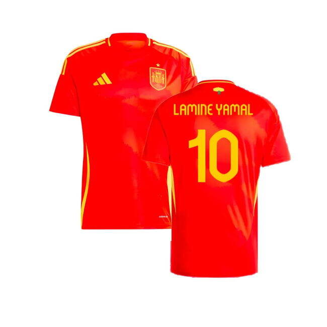 2024-2025 Spain Home Shirt (Lamine Yamal 10)
