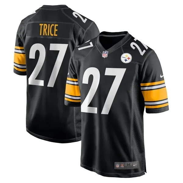 Authentic PIT Steelers Game Jersey - Black | NFL Fan Apparel
