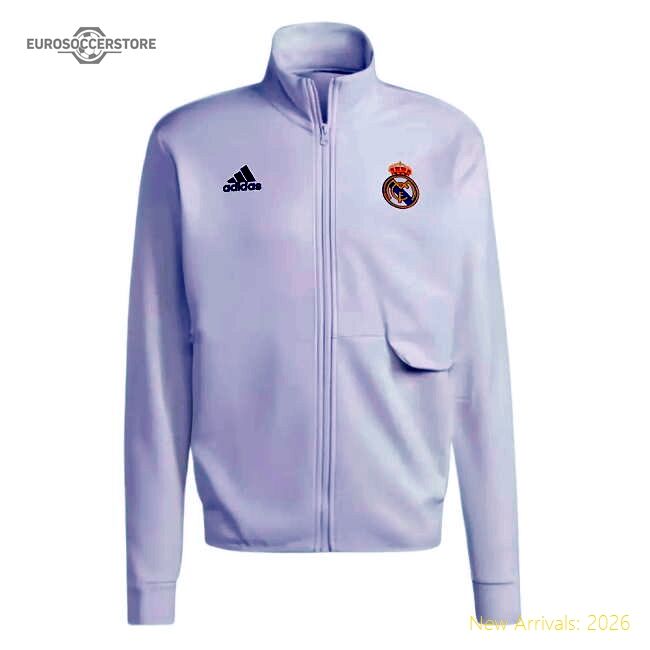 Outstanding 2023-2024 Real Madrid Anthem Jacket (white)