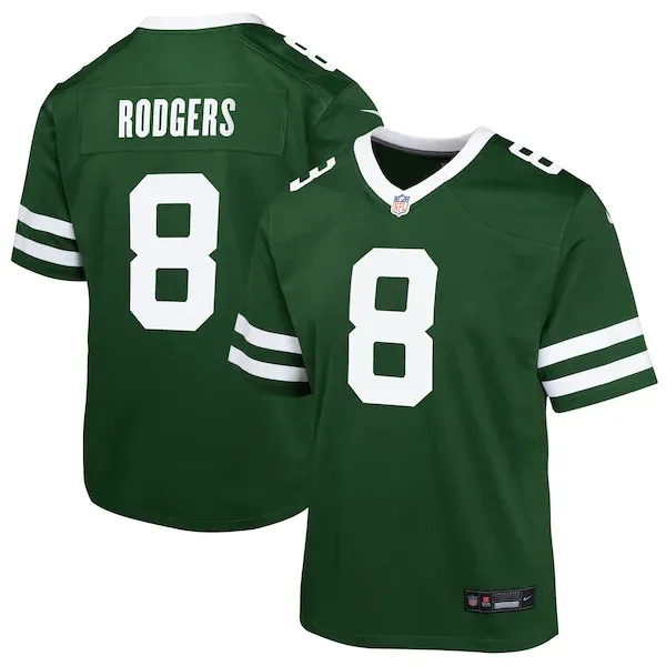 None Aaron Rodgers Game Jersey - Green | NFL Player Jersey | NFL Footb