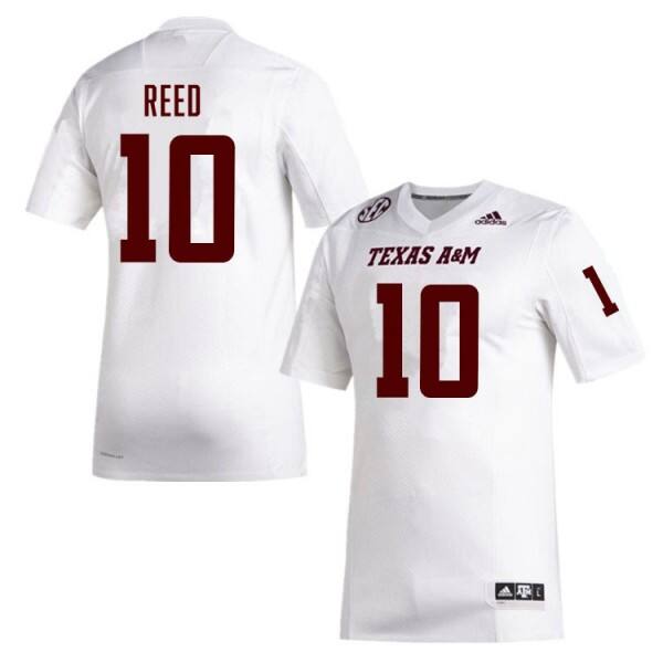 Durable Men Texas A&m Aggies #10 Marcel Reed White Series