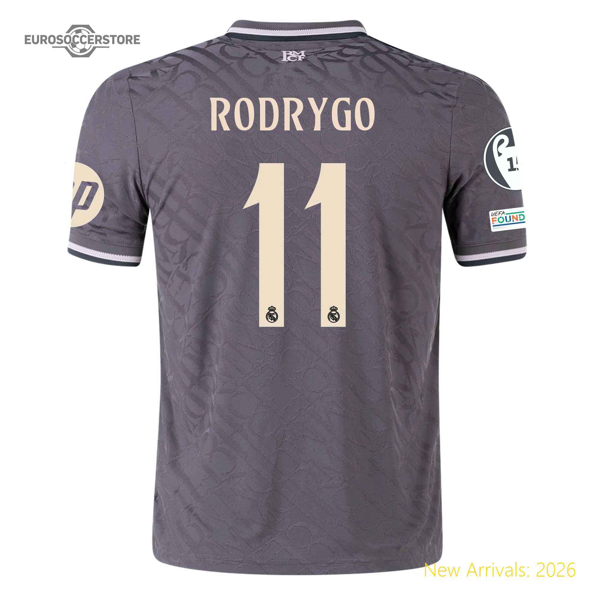 Officially Approved Men Rma Team Third Elite Jersey 2023