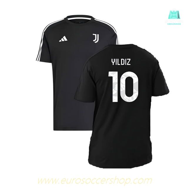 2024-2025 Juventus DNA Tee (Black) (Yildiz 10)