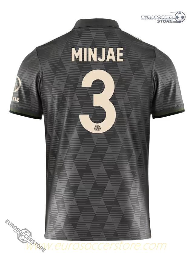 Bayern Munich Oktoberfest Minjae 3 Football Jersey for the 24-25 Season