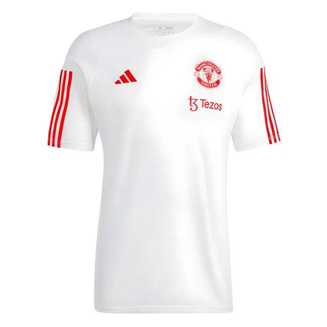 2023-2024 Man Utd Training Tee (White) (Collector's Item)