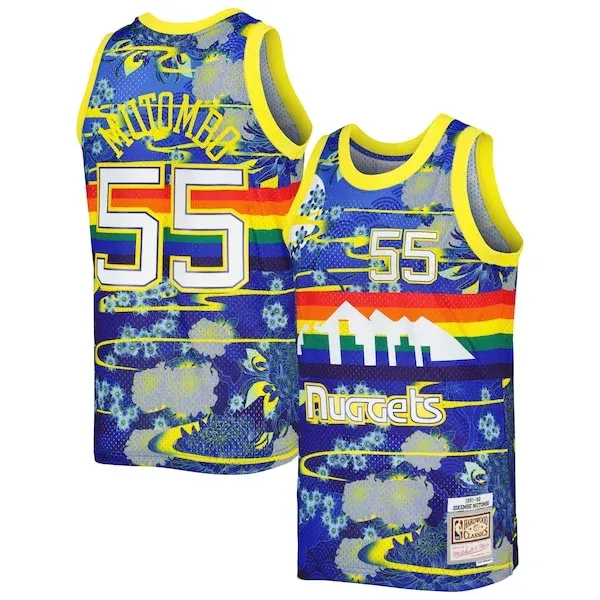 Championship Dikembe Mutombo DEN NBA Jersey - Value Deal