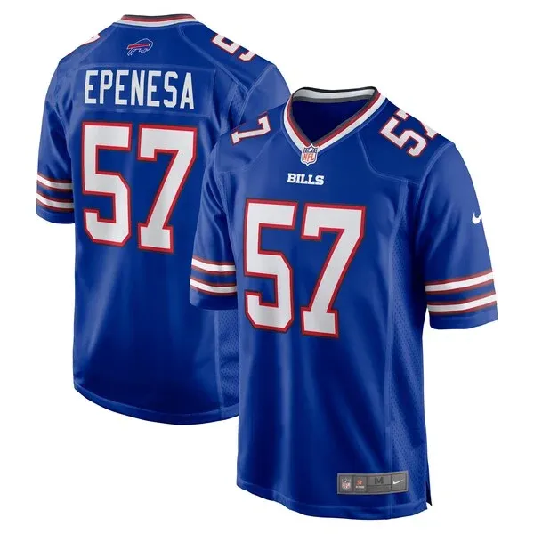 None Epenesa Buffalo Game Jersey - Royal | NFL Player Jersey
