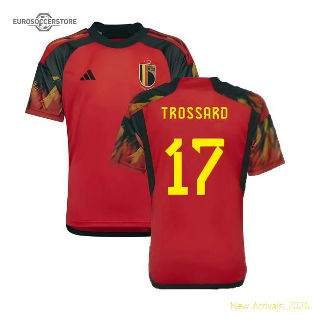 High-performance Belgium 2022-2023 Home Jersey - Ventilation