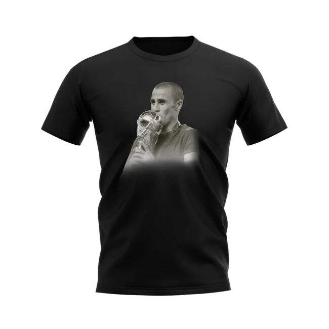 Fabio Cannavaro Italy Legend T-Shirt (Black)