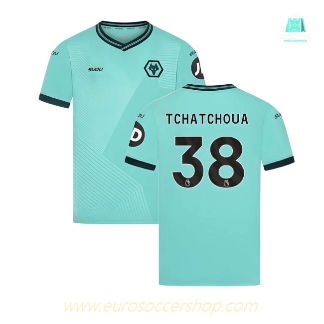 2025-2026 Wolves Away Shirt (Kids) (Tchatchoua 38)