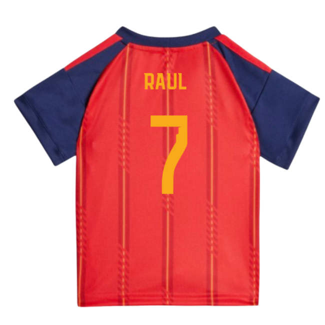 Official Genuine Spain 2026-2027 Spain Home Baby Kit (Raul 7)